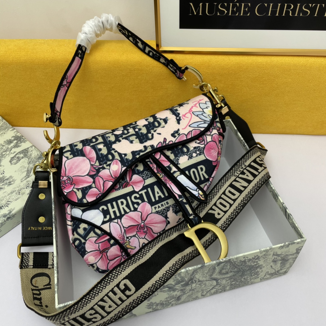 D*ior Top Bag 24*6*18cm