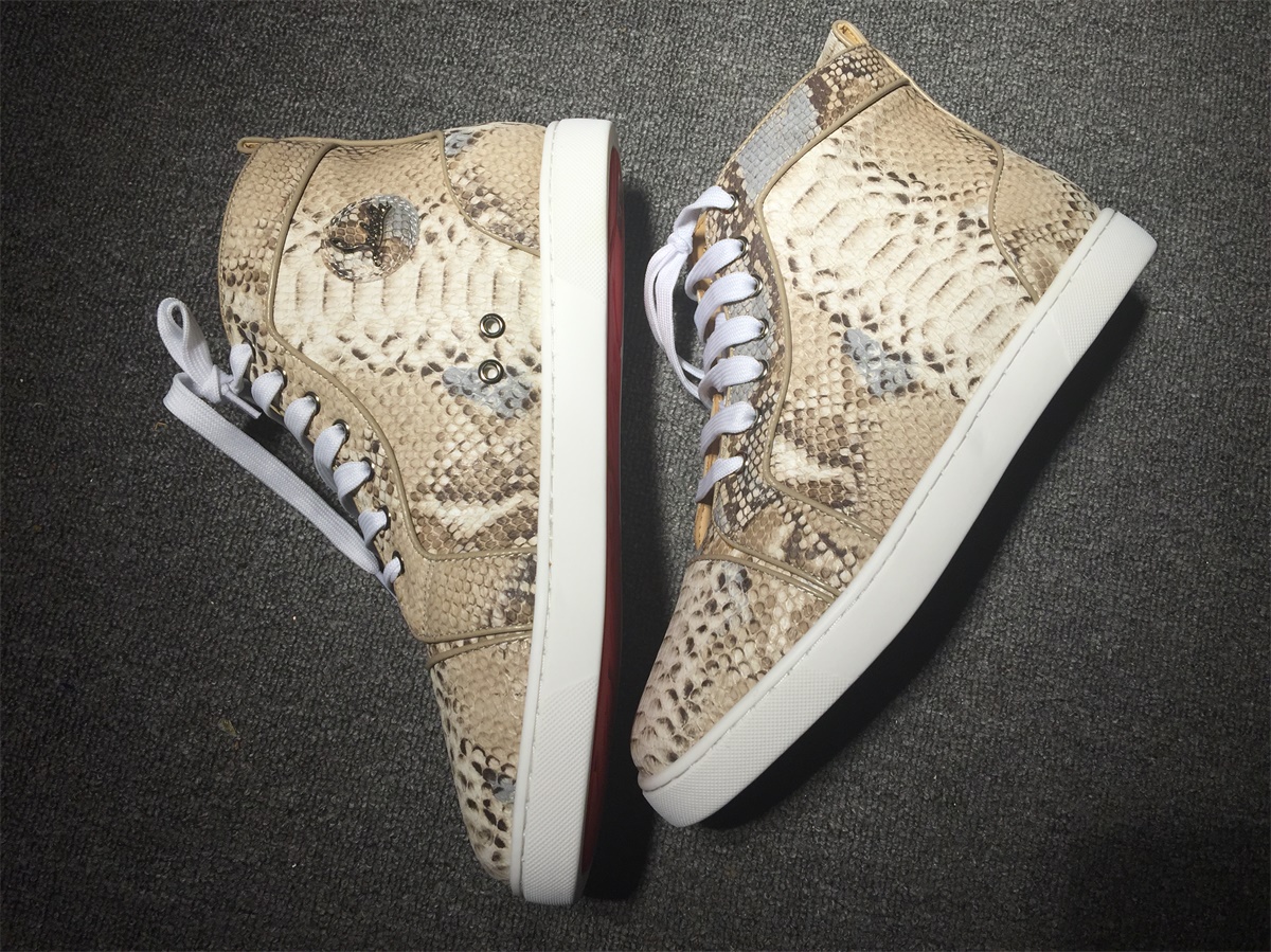 C*ristian L*uboutin Python Sneaker