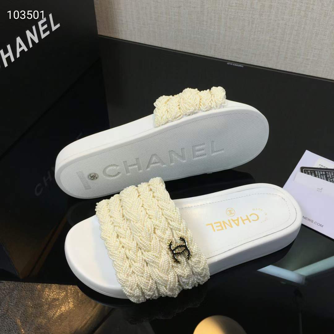 Women C*hanel Top Slippers