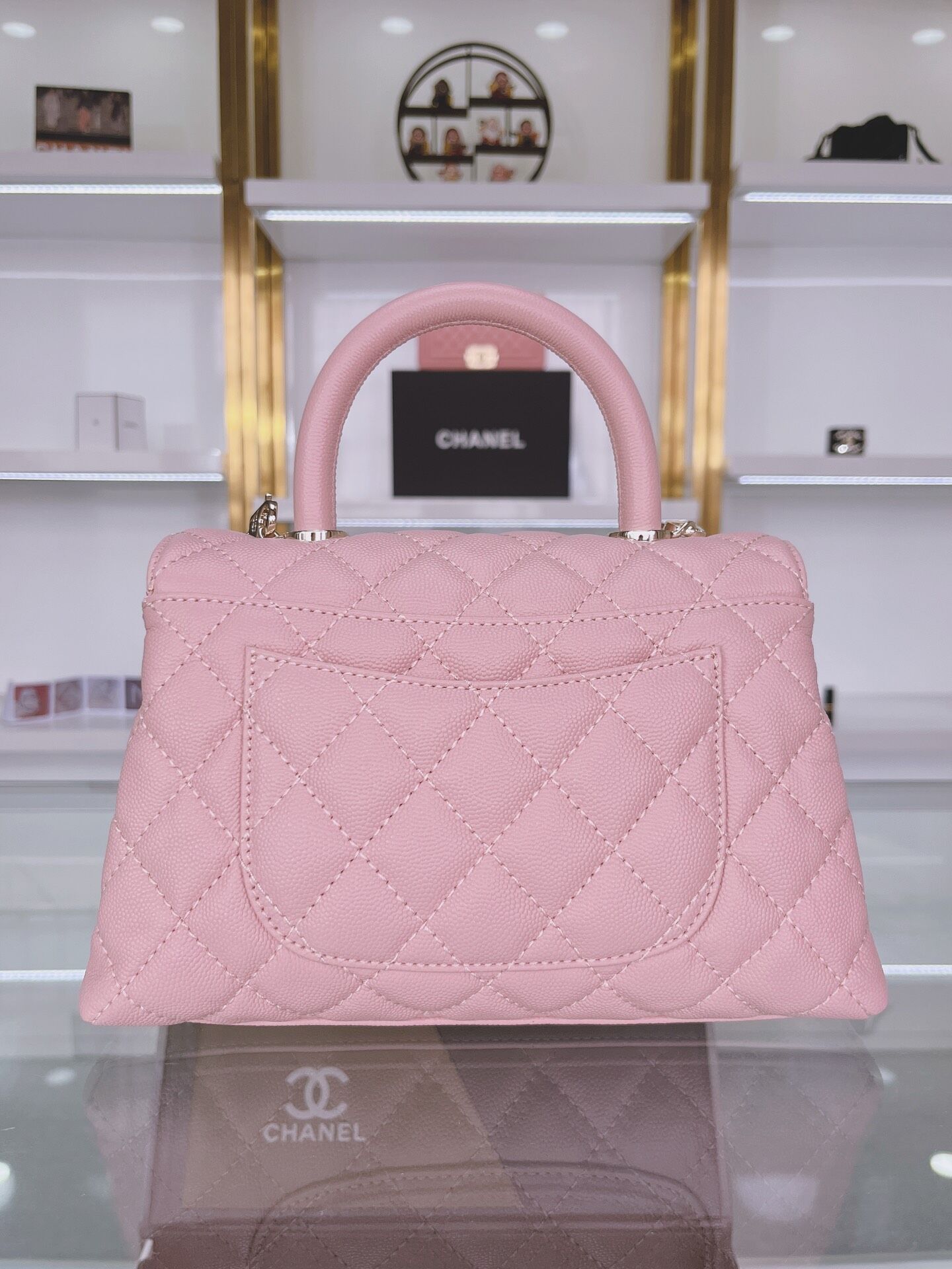 C*hanel Top Bag 14*24*10CM