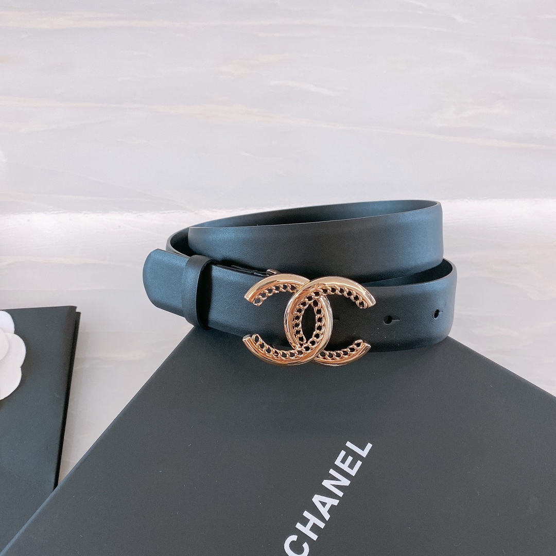 C*hanel Belts Top Quality 30MM