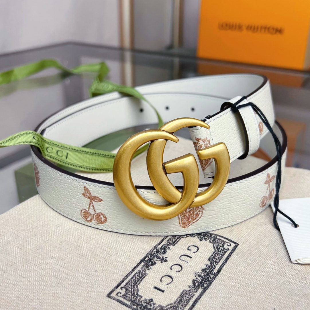 G*ucci Belts Top Quality 30MM