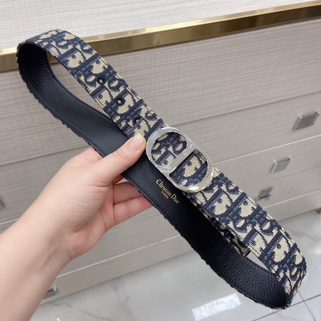 D*ior Belts Top Quality 34MM