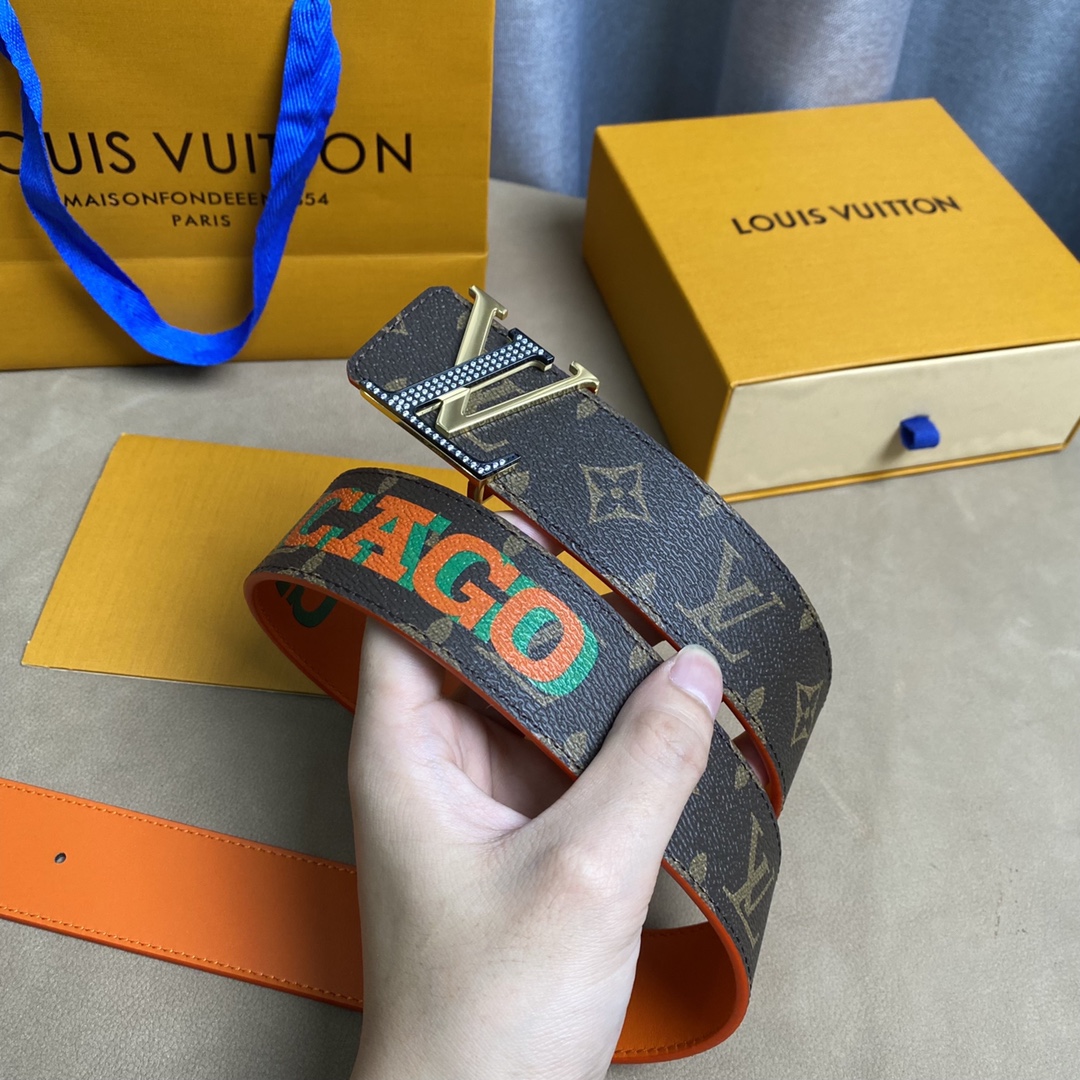 L*ouis V*uitton Belts Top Quality 40MM