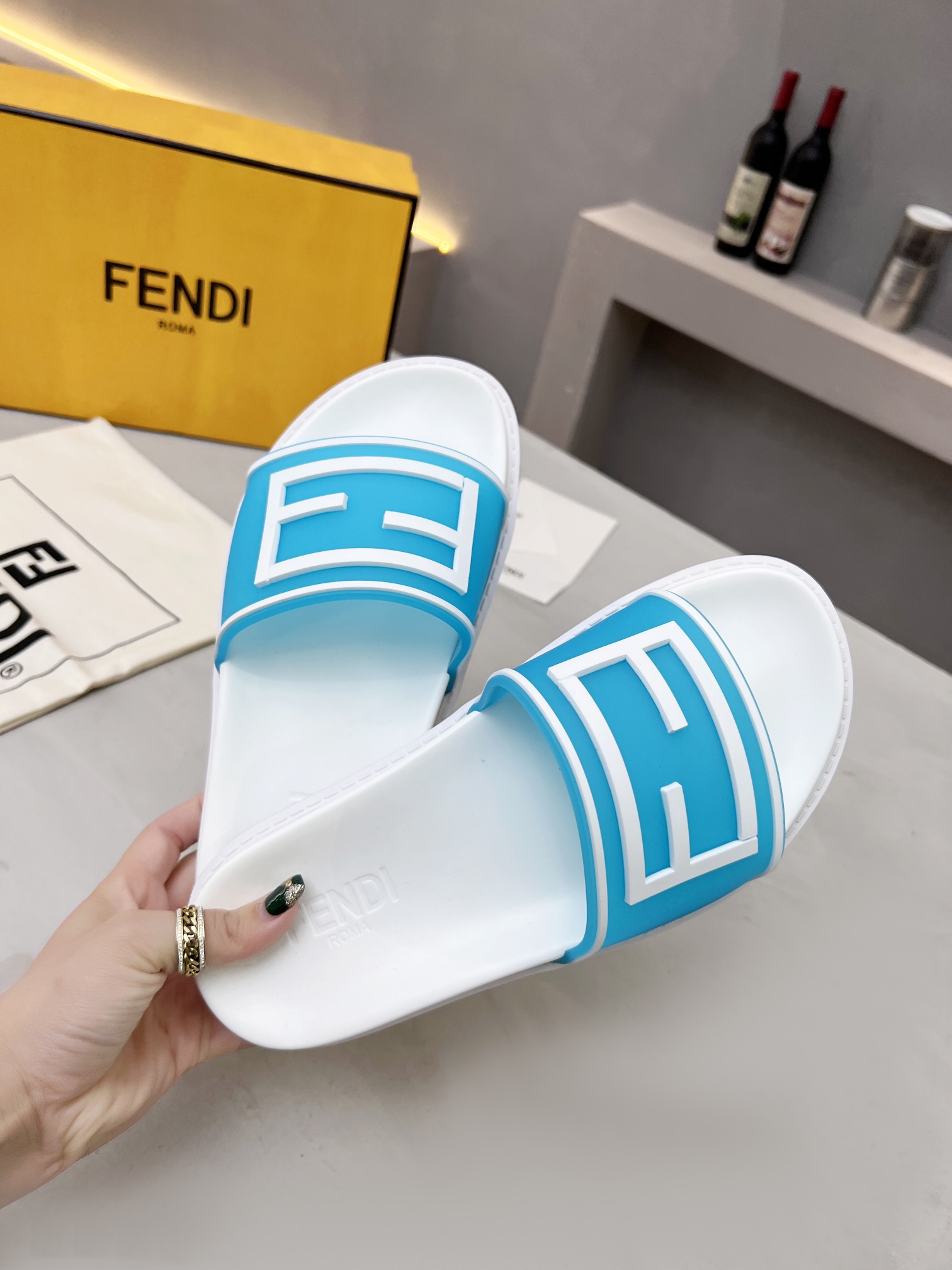 Men Women F*endi Sandals Top
