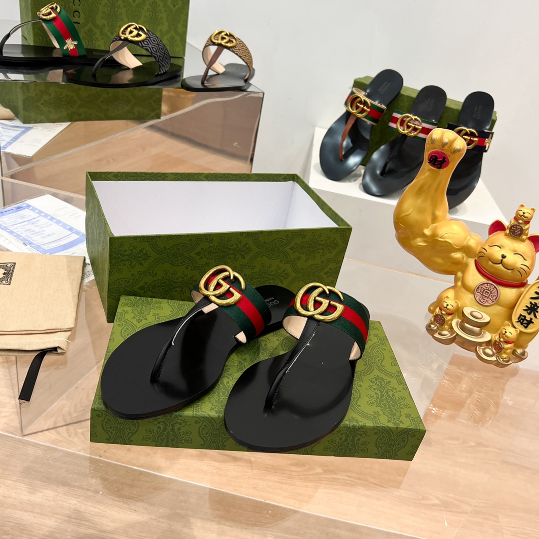 Men Women G*ucci Top Sandals