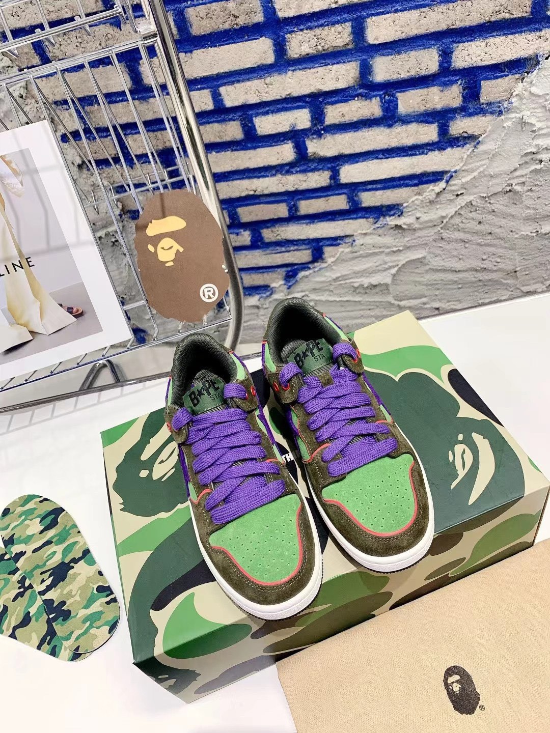 Men Women B*ape Top Sneaker