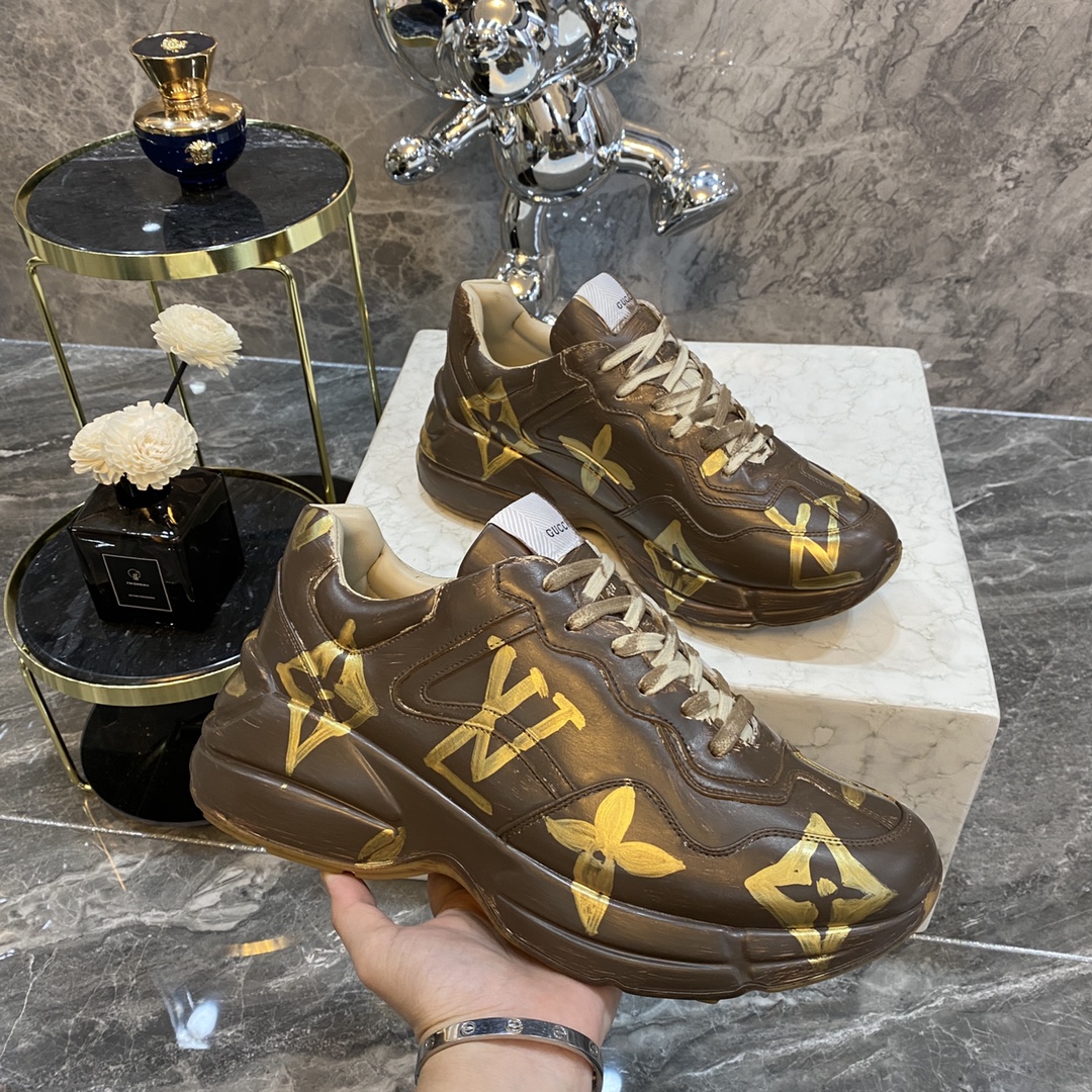 Men Women G*ucci Top Sneaker