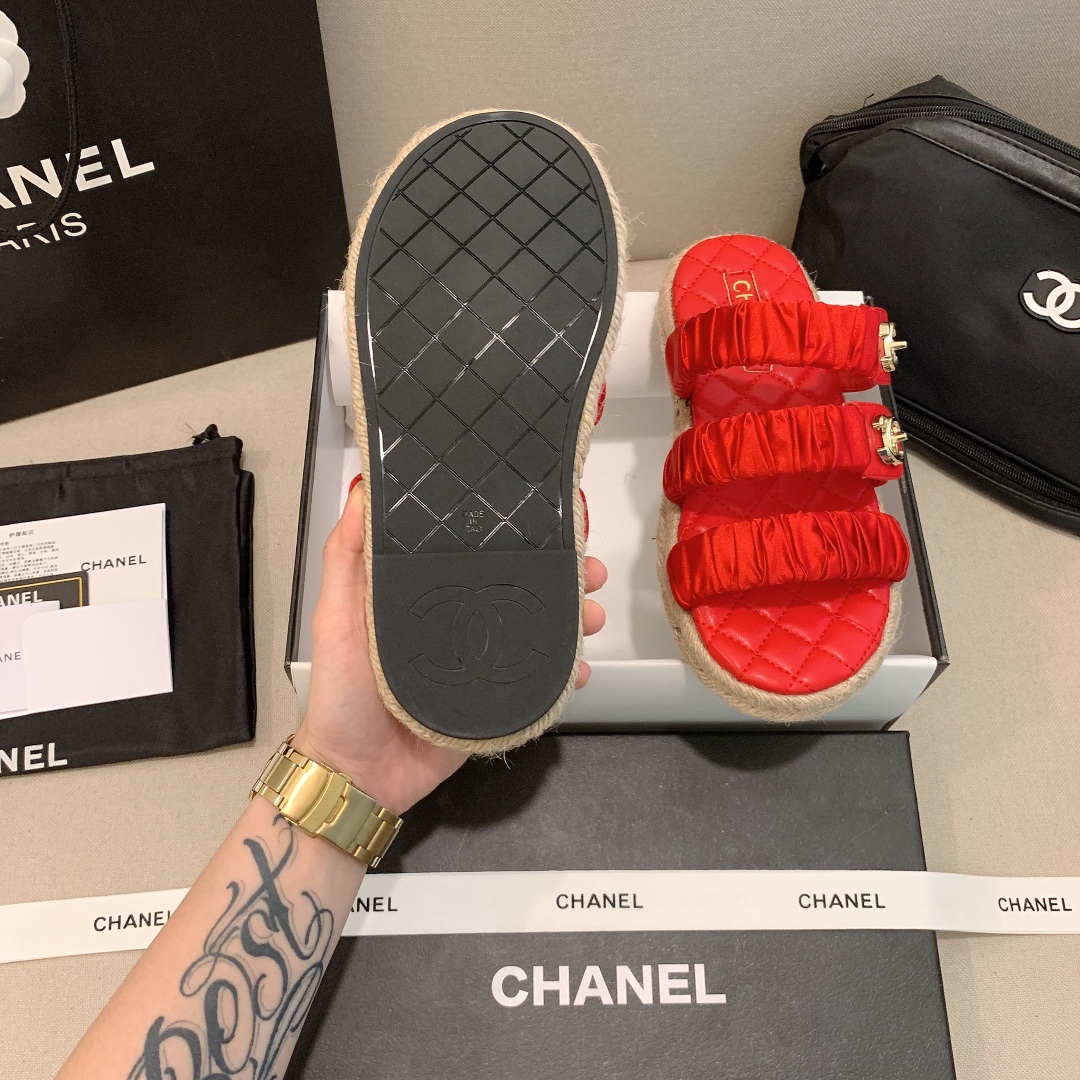 Women C*hanel Top Sandals