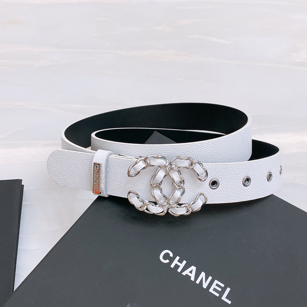 C*hanel Belts Top Quality 30MM