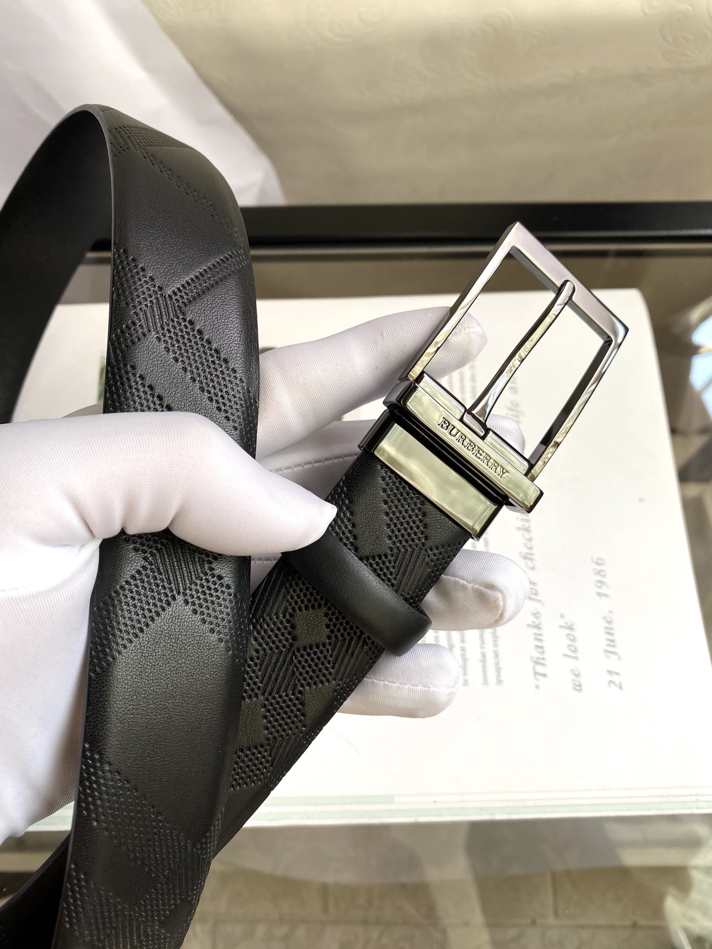 B*urberrry Belts Top Version 35MM