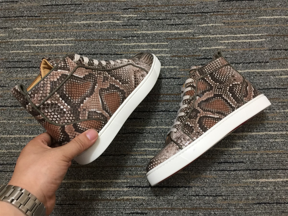 C*ristian L*uboutin Python Sneaker