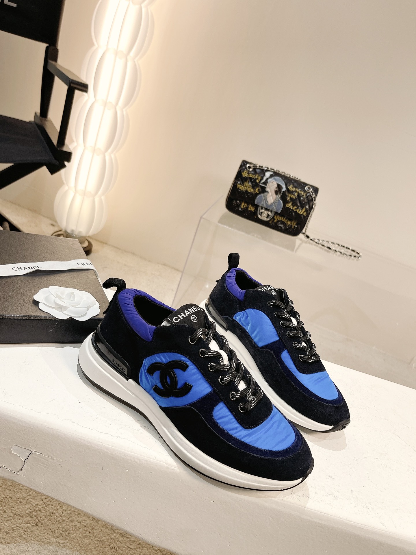 Women C*hanel Top Sneaker