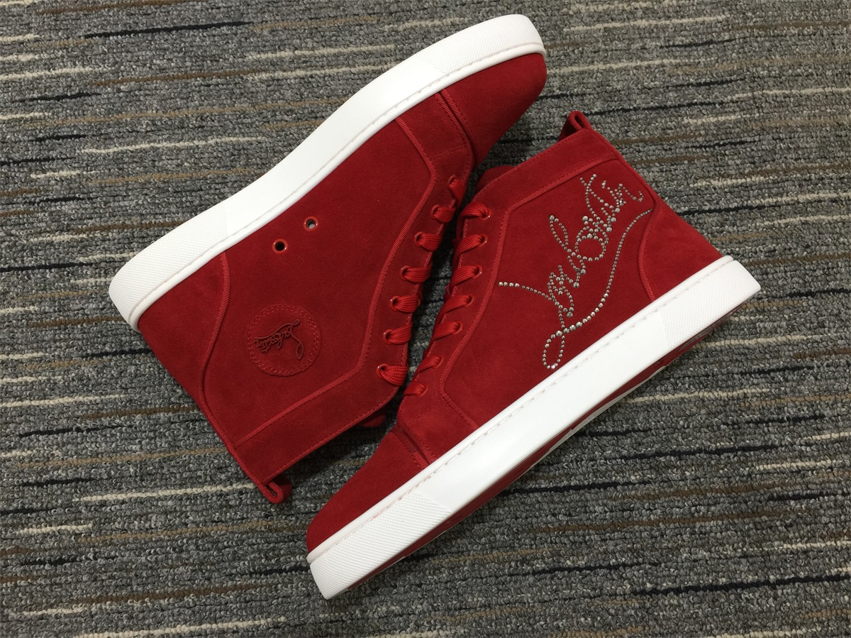 C*ristian L*uboutin Suede Leather Sneaker