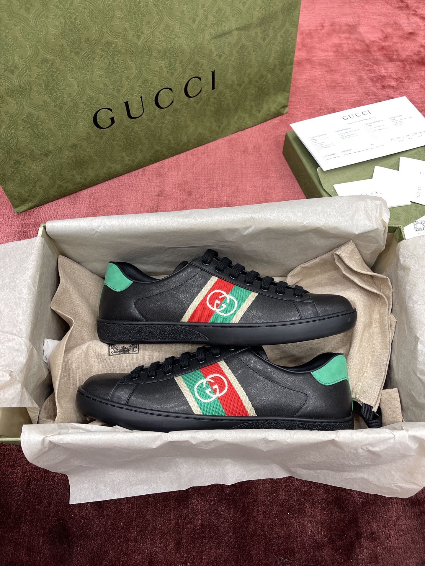 Men G*ucci Top Sneaker