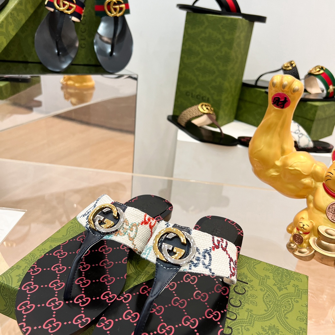 Men Women G*ucci Top Sandals