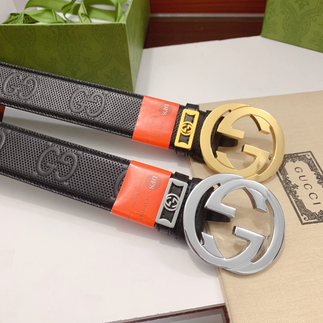 G*ucci Belts Top Quality 38MM