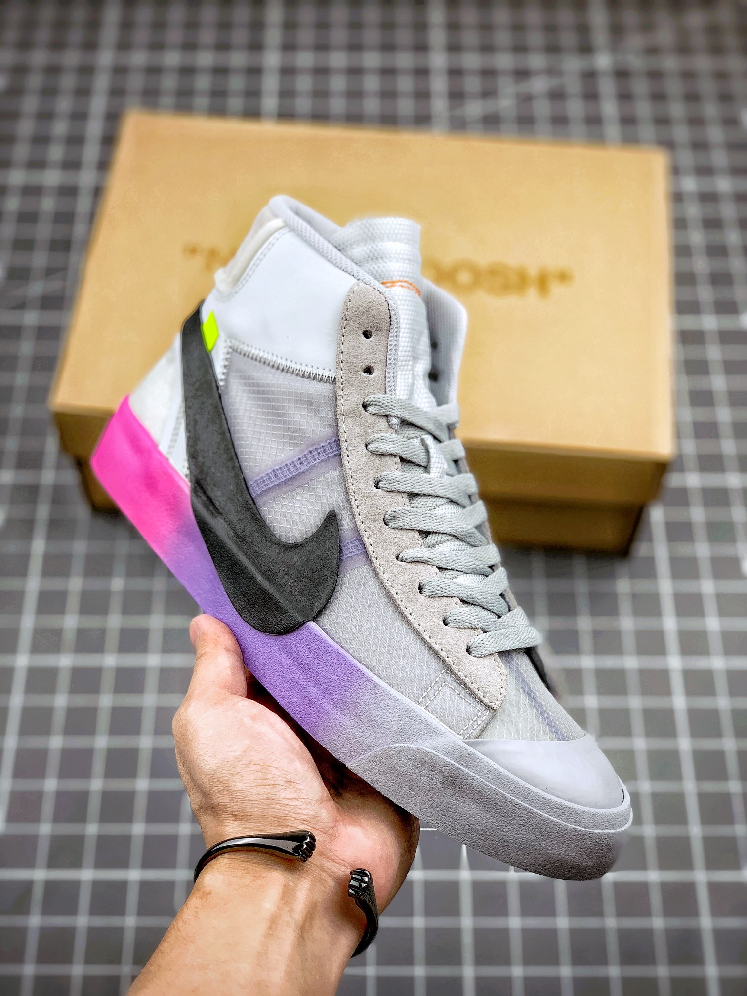 from OFF-WHITE X NIKE BLAZER MID