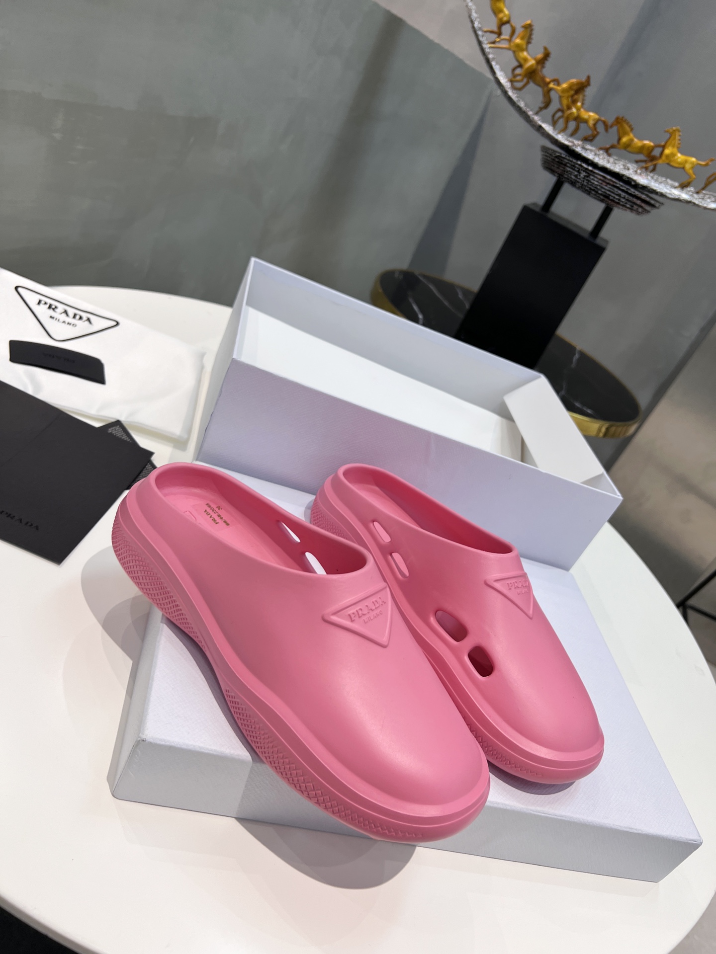 Men Women P*rada Sandals Top