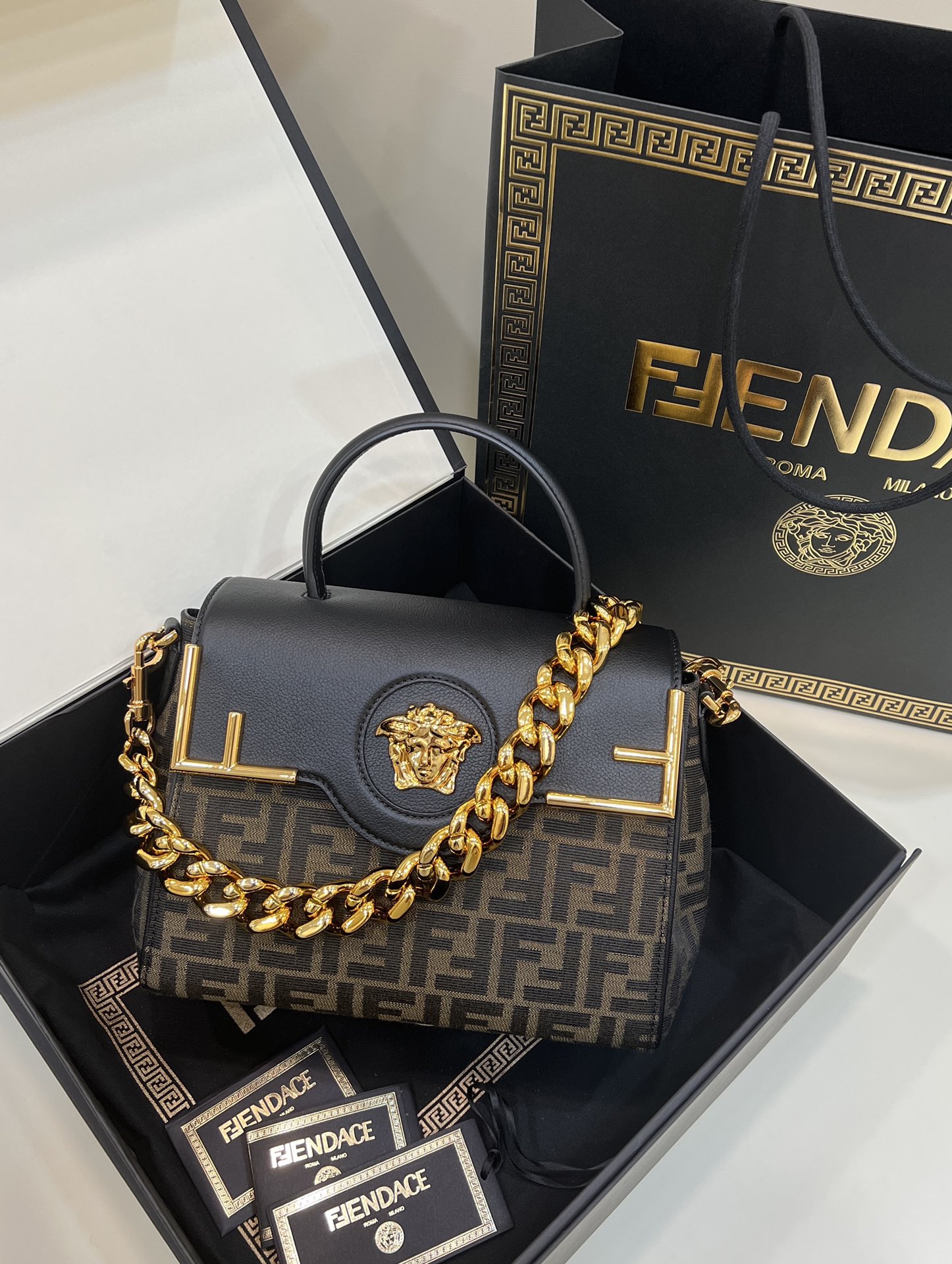 F*endi Bag Top Quality 25*15*22CM