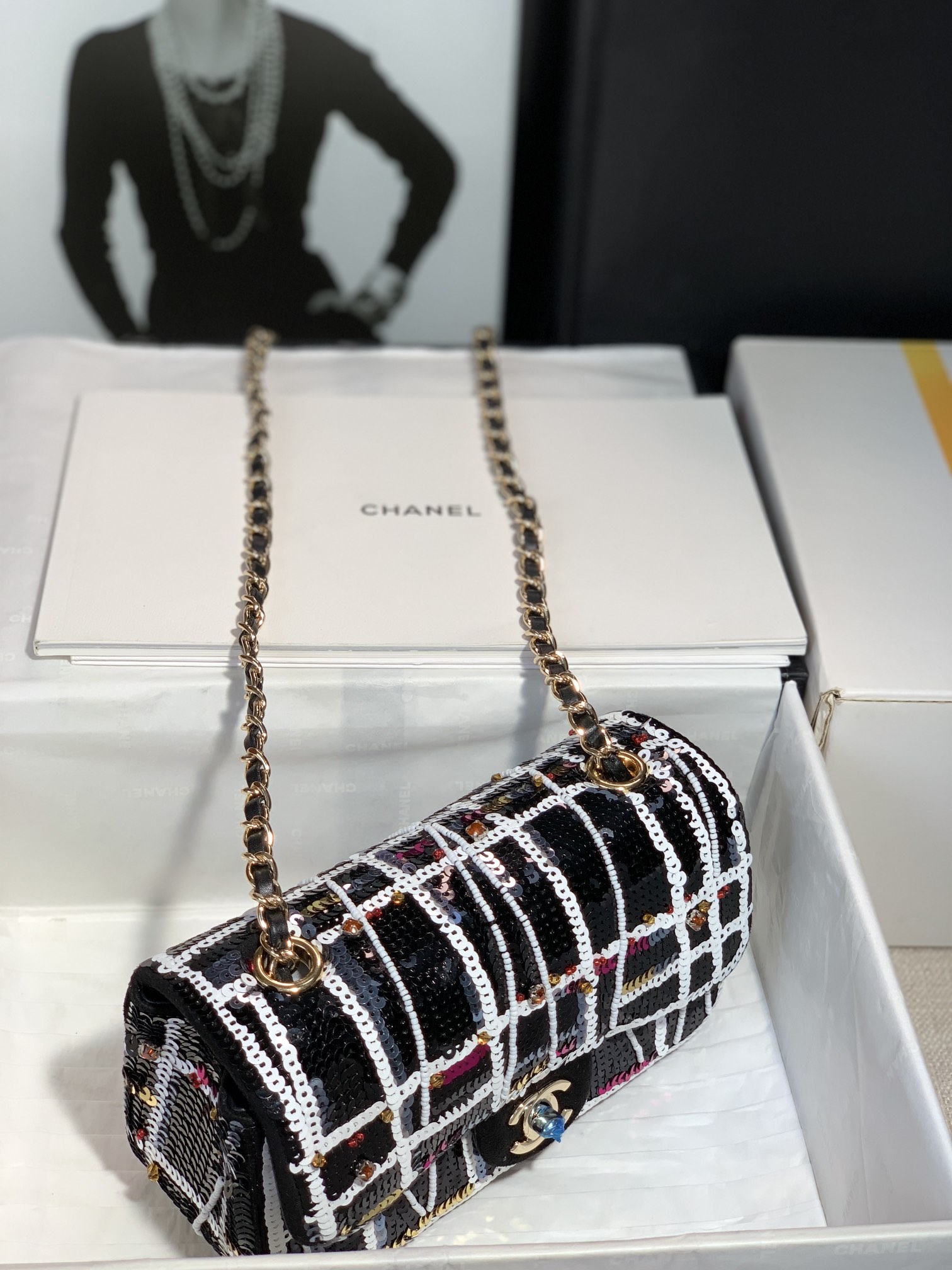 C*hanel Top Bag 19CM