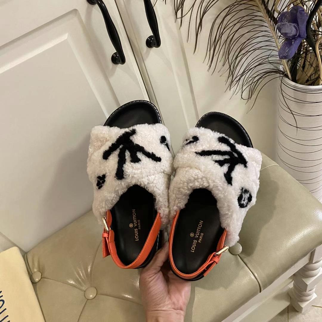 Women L*ouis V*uitton Top Slippers