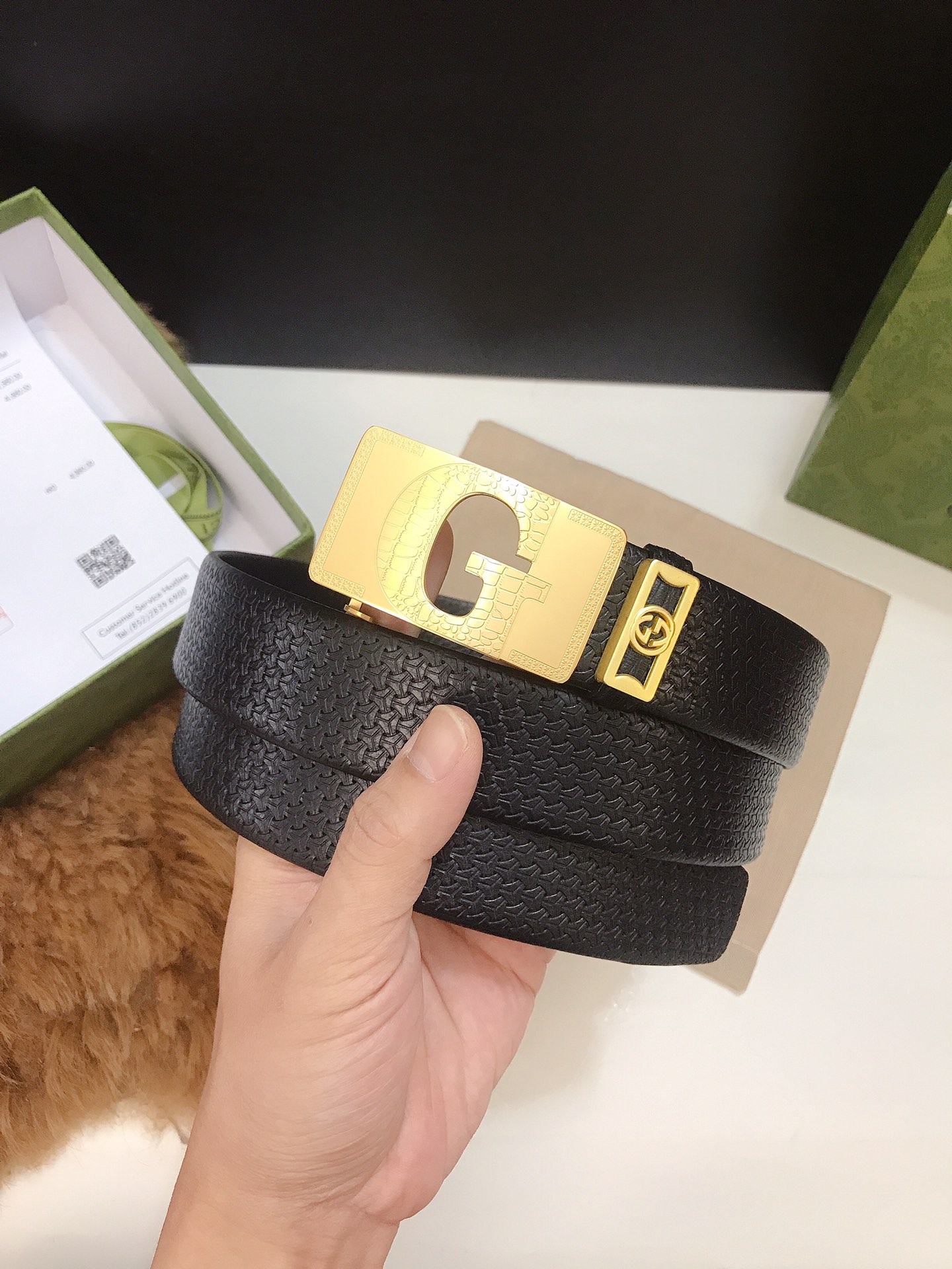 G*ucci Belts Top Quality 34MM