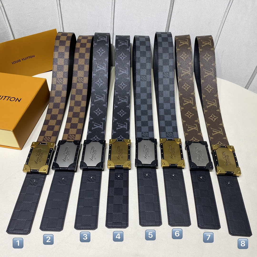 L*ouis V*uitton Belts Top Quality 40MM