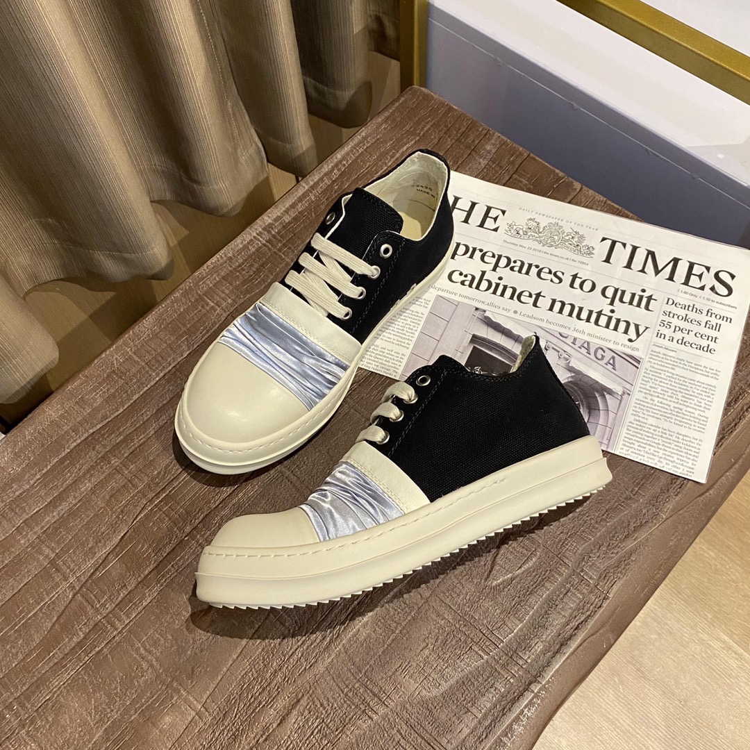 Men Women R*ick O*wens Top Sneaker