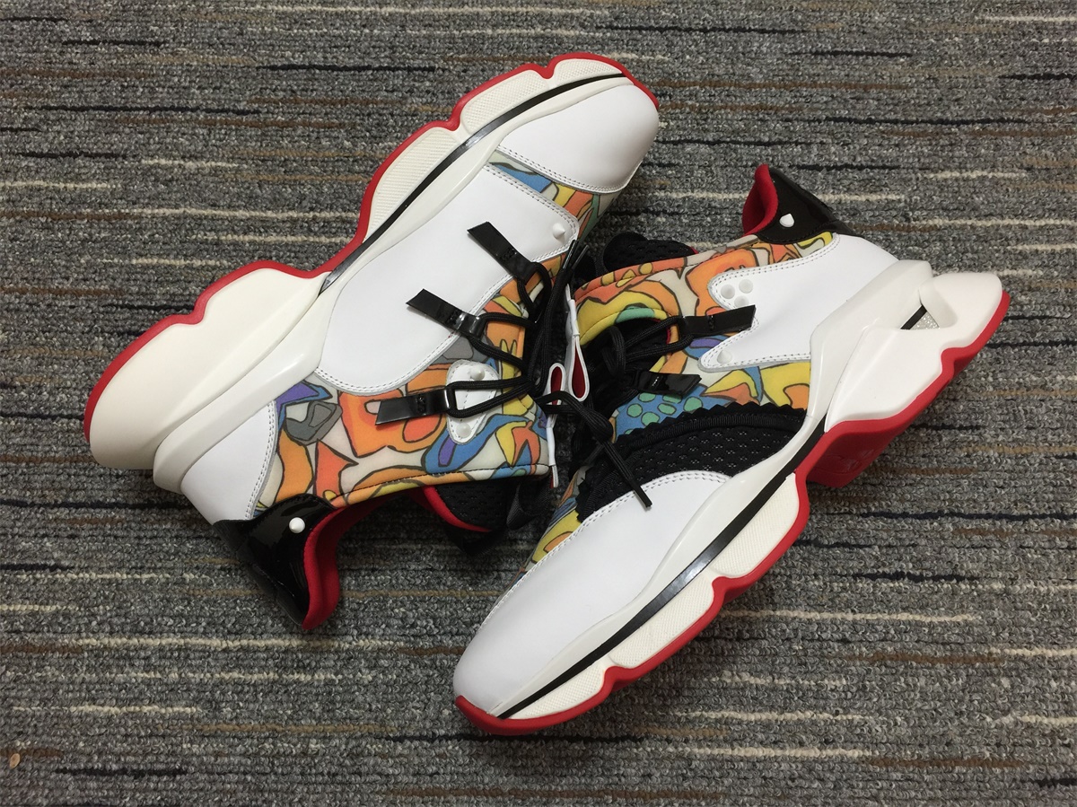 C*ristian L*uboutin Red Runner Sneaker