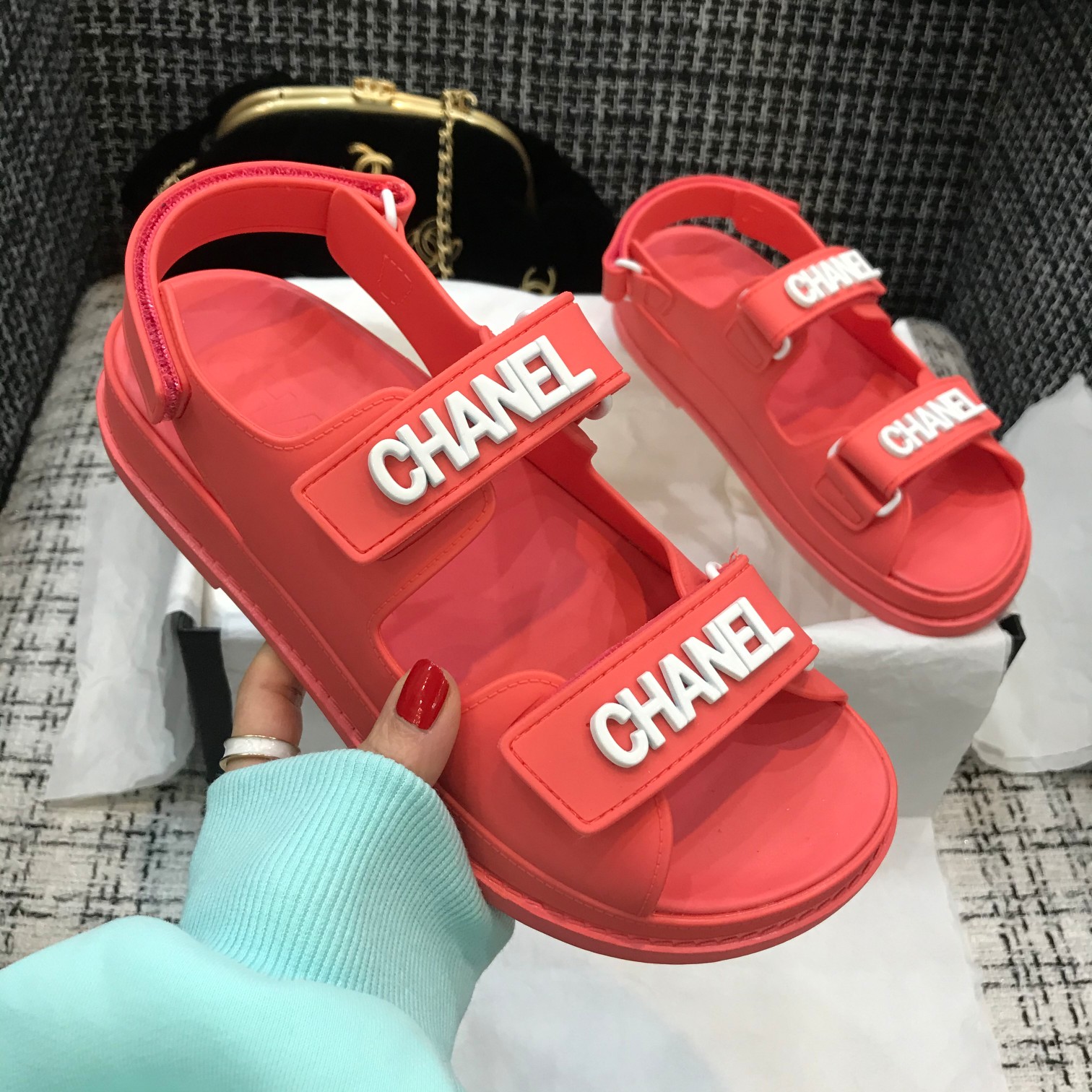 Women C*hanel Top Sandals