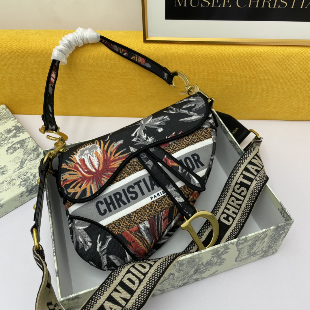 D*ior Top Bag 24*6*18cm