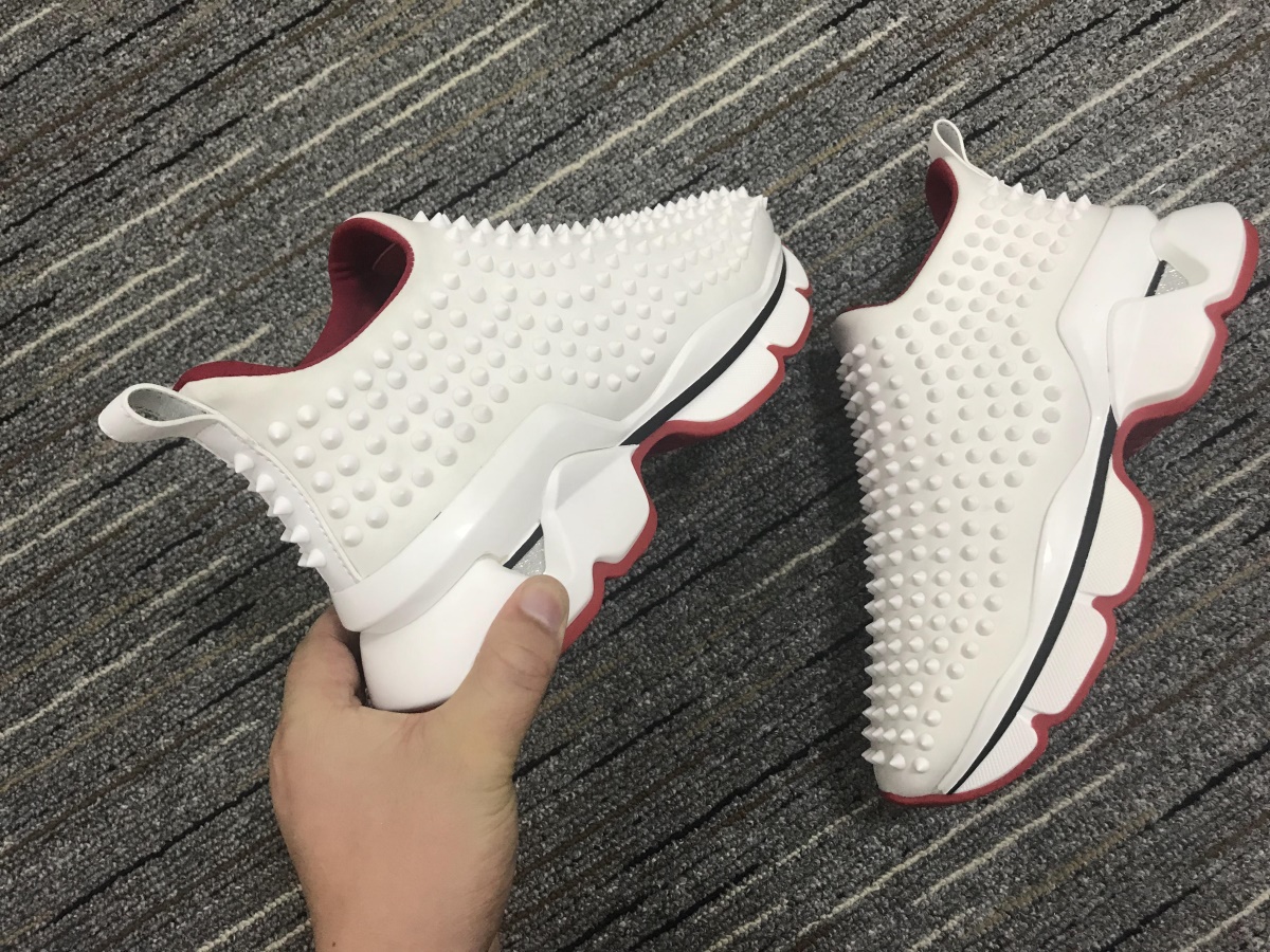 C*ristian L*uboutin Red Runner Sneaker
