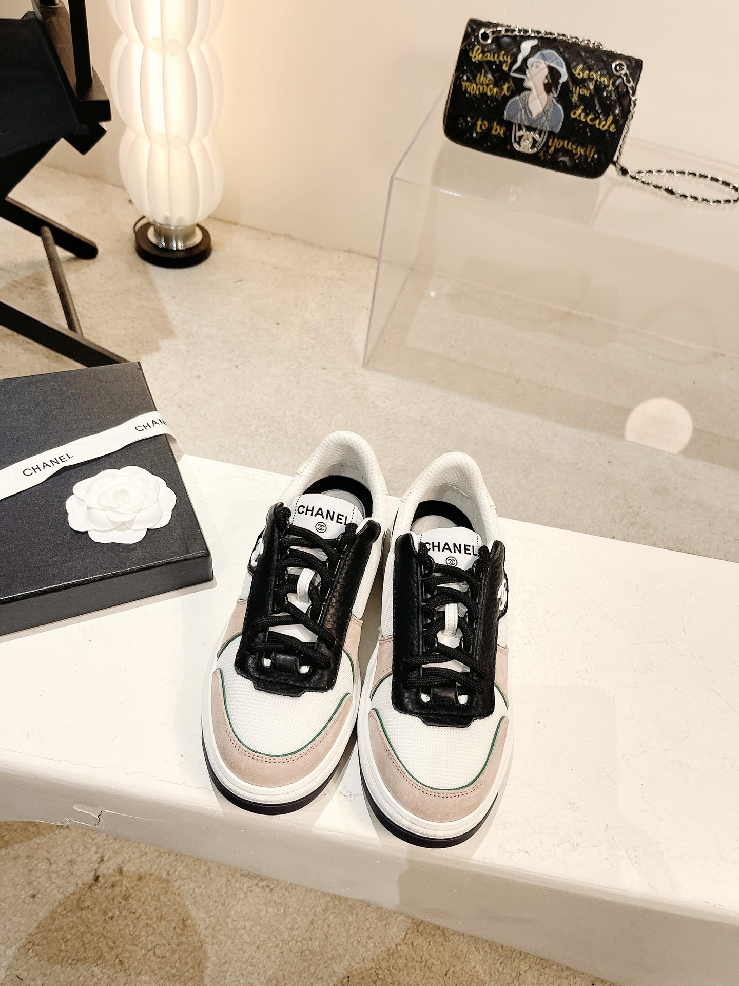 Women C*hanel Top Sneaker