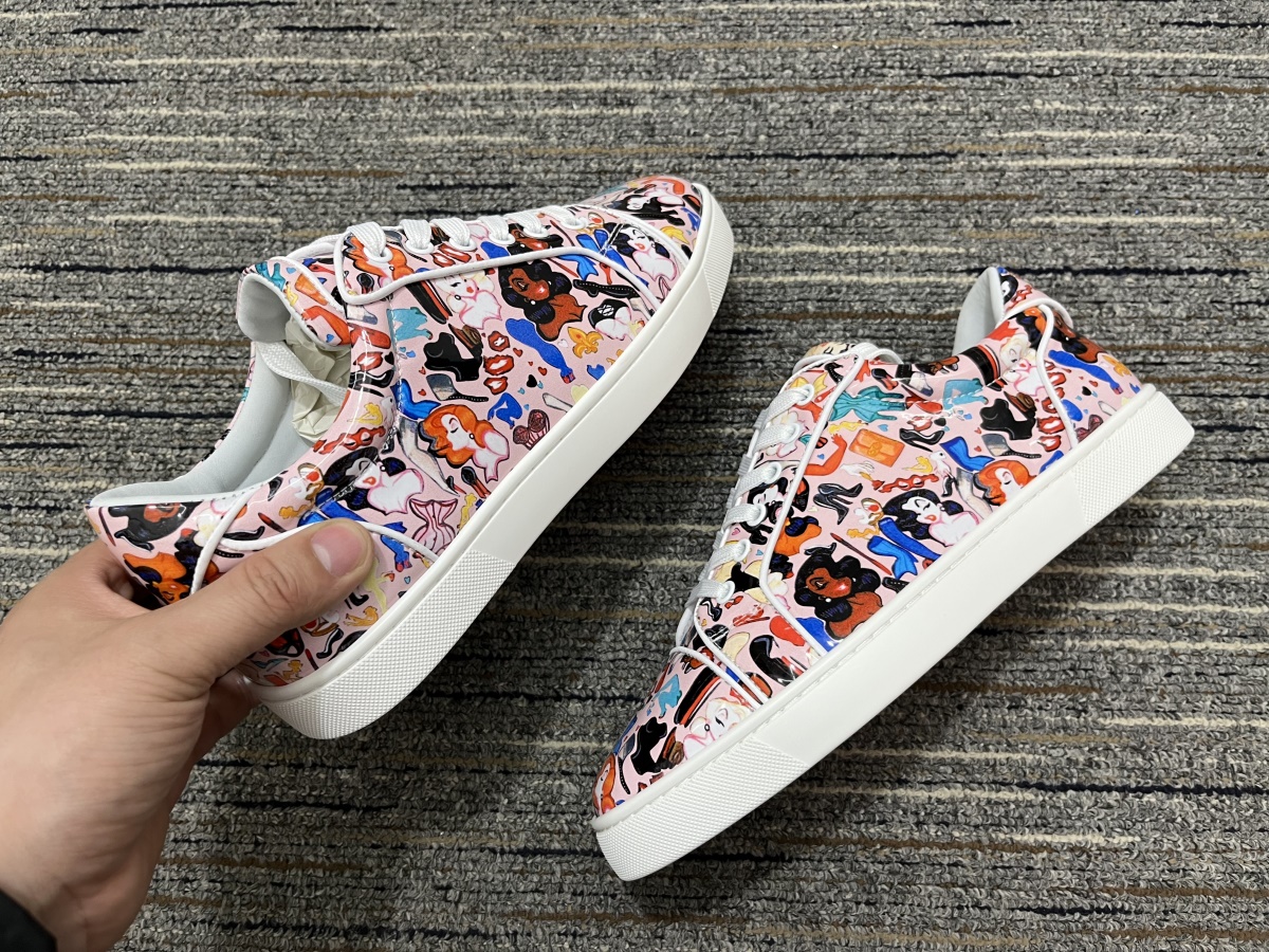 Men C*hristian L*ouboutin Low Top Sneakers