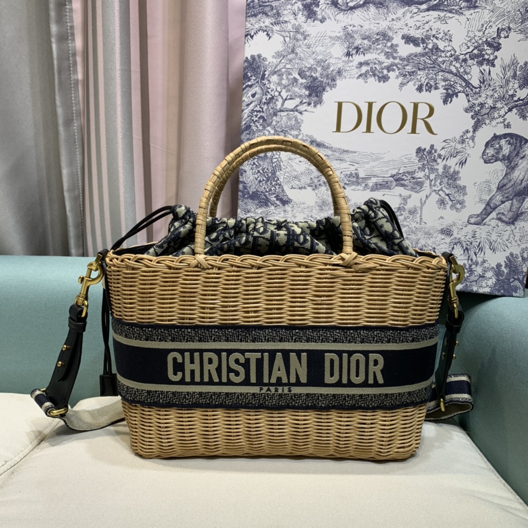 D*ior Top Bag 37*21*12cm