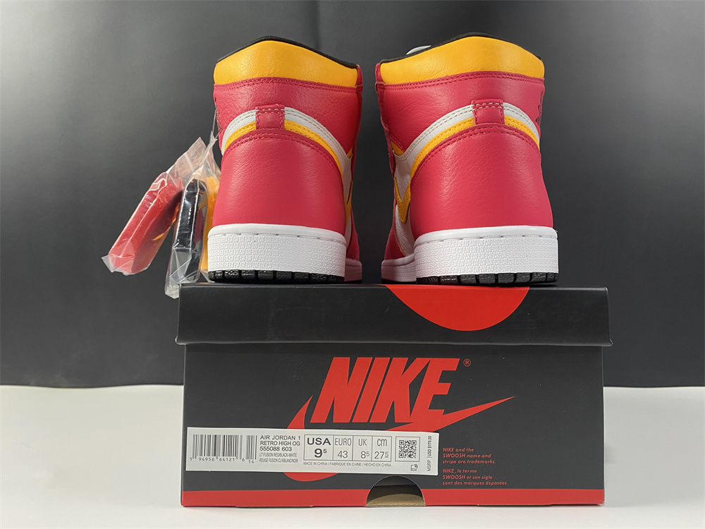 Air Jordan 1 “Light Fusion Red” 555088-603