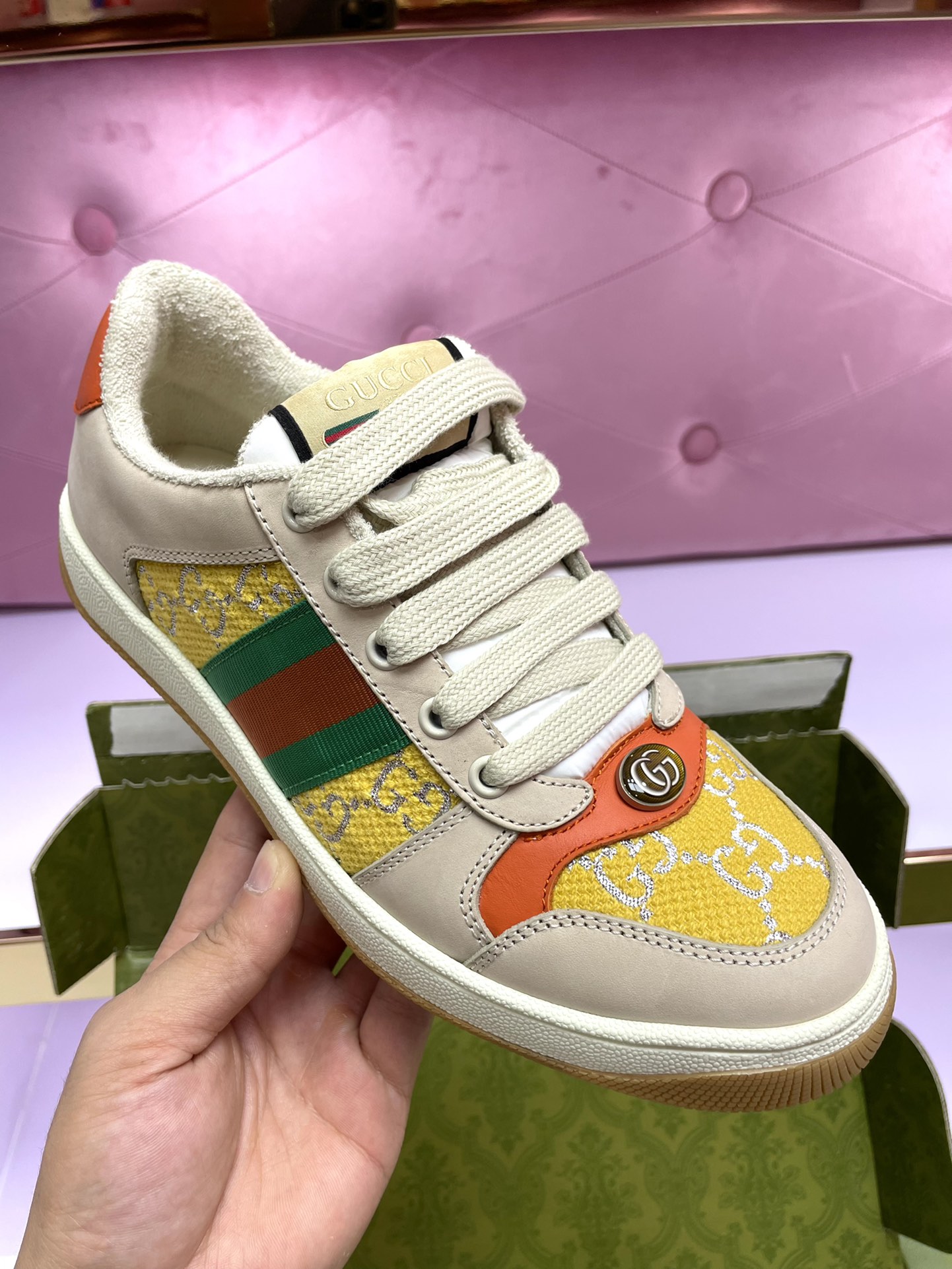 Men Women G*ucci Top Sneaker