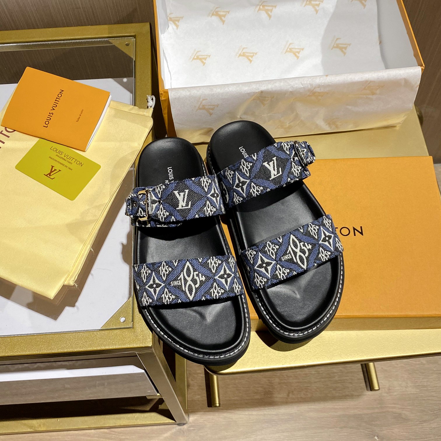 Women L*ouis V*uitton Top Slippers