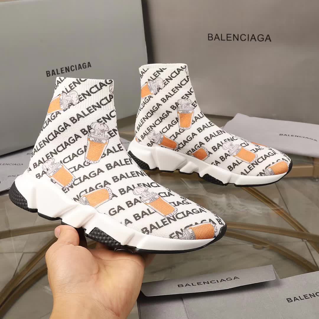 Men Women B*alenciaga Top Sneaker