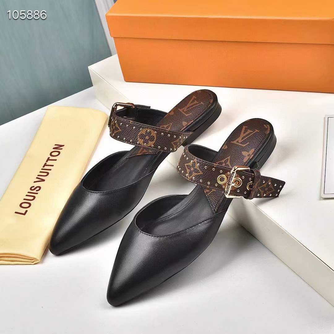 Women L*ouis V*uitton Top Slippers