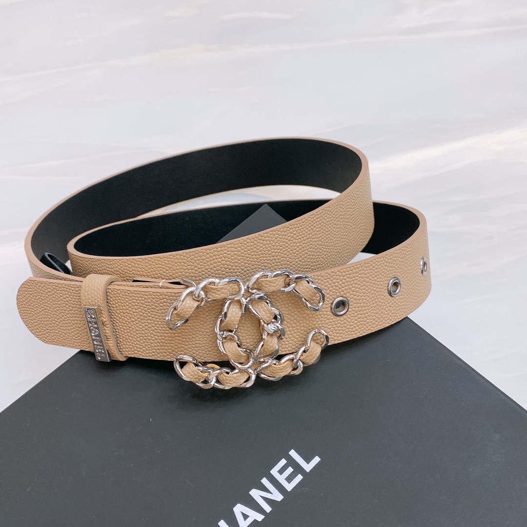 C*hanel Belts Top Quality 30MM