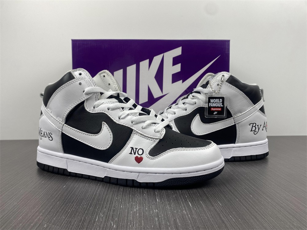 from Supreme x Nike SB Dunk High QS “By Any Means”SUP DN3741-002