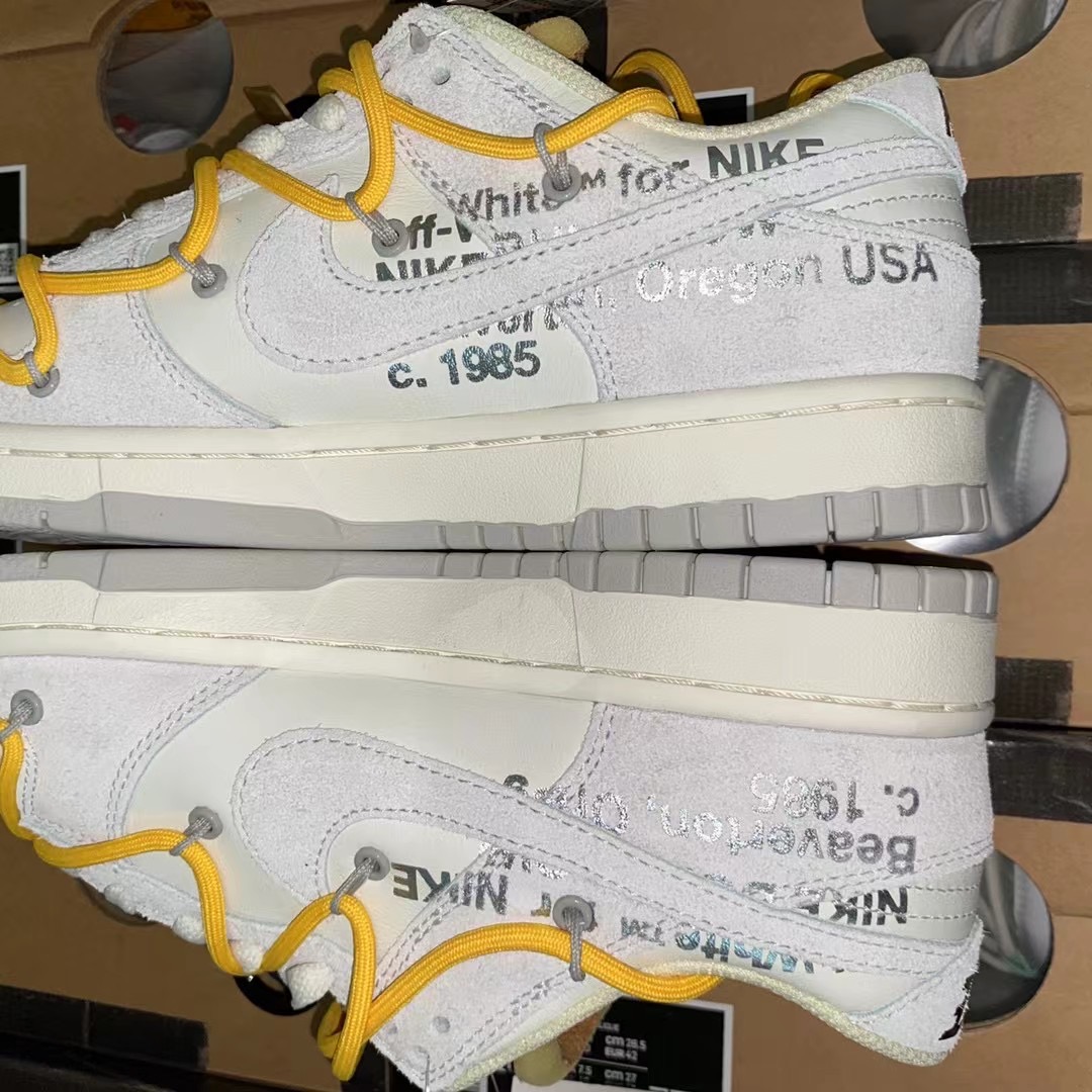 from O*ff-W*hite x Nike Dunk Low