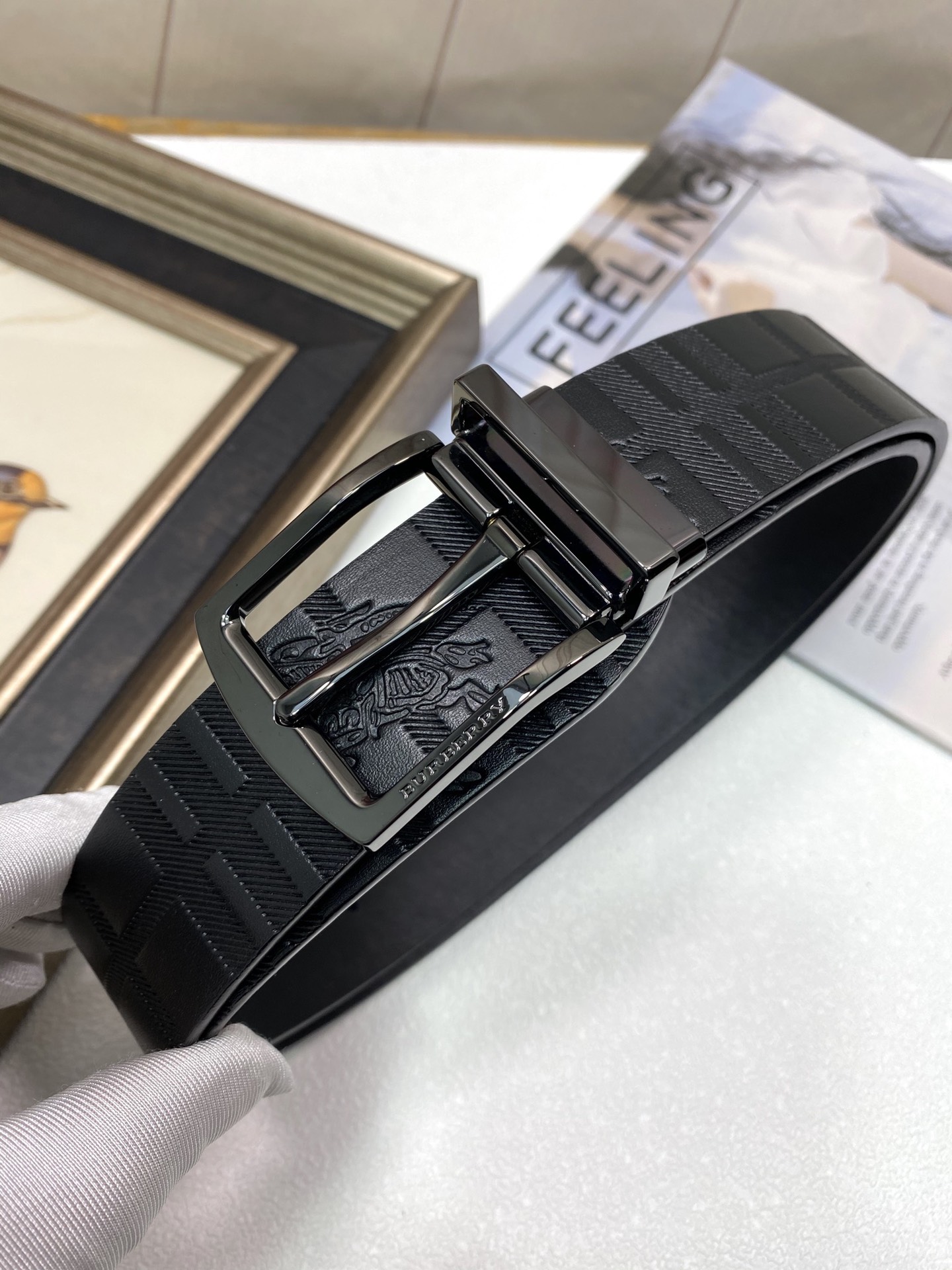 B*urberrry Belts Top Version 35MM