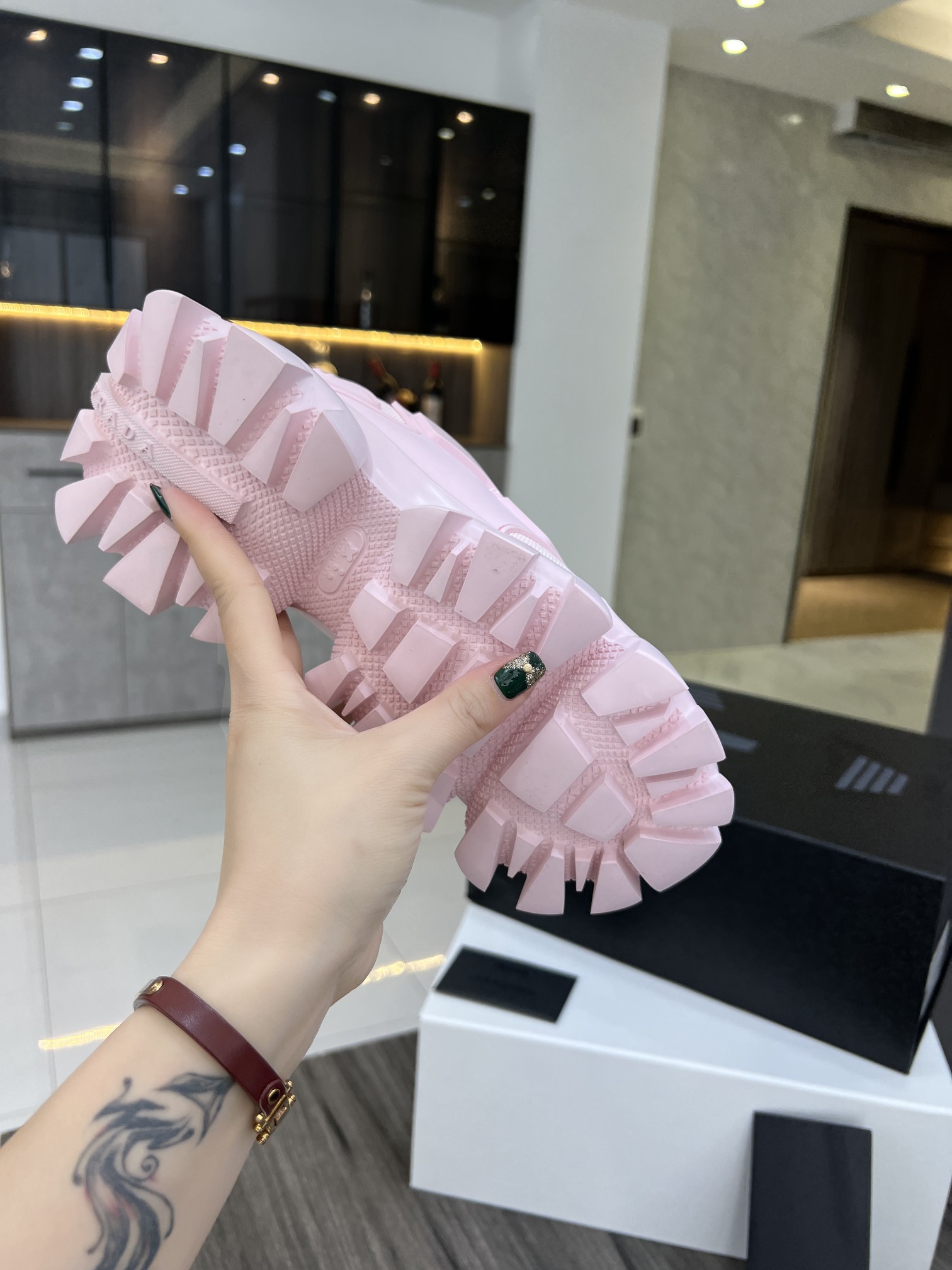 Men Women P*rada Top Sneaker