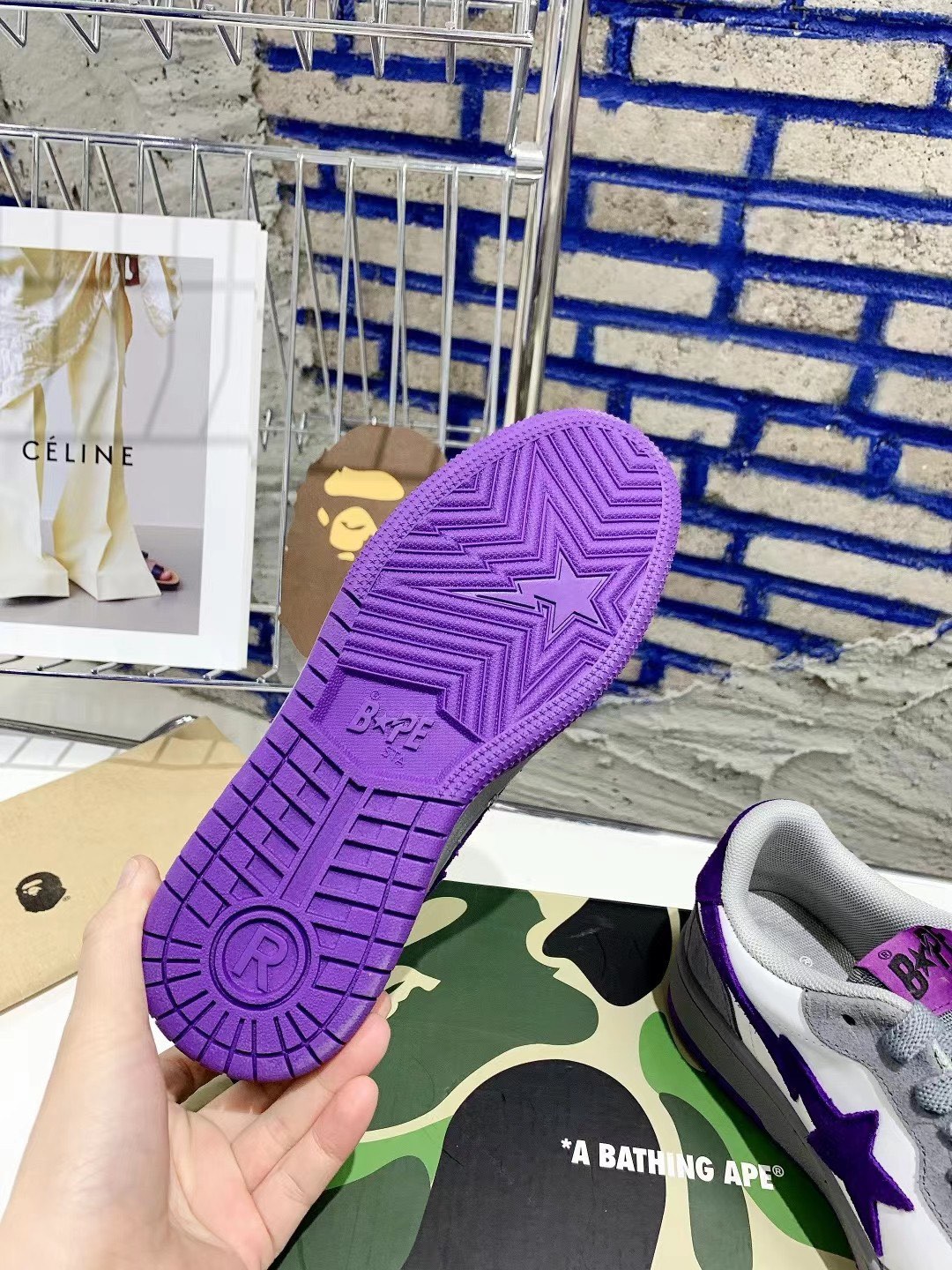 Men Women B*ape Top Sneaker