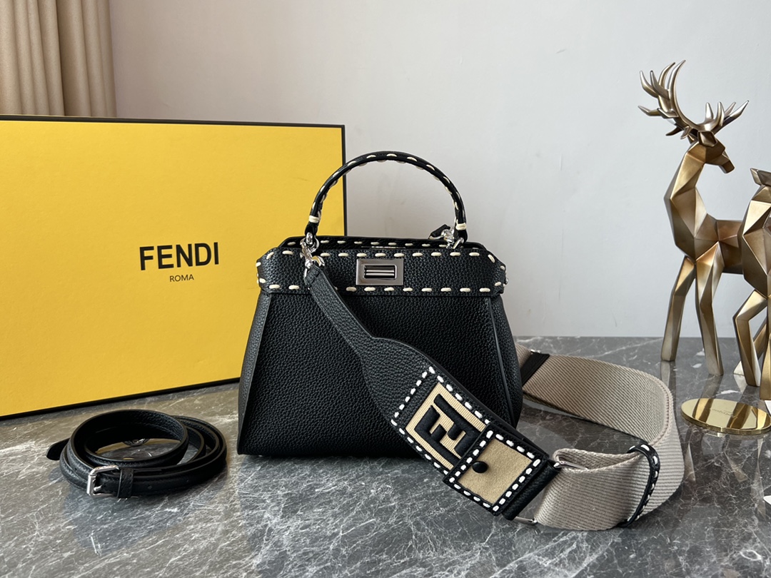 F*endi Bag Top Quality 23*11*18CM