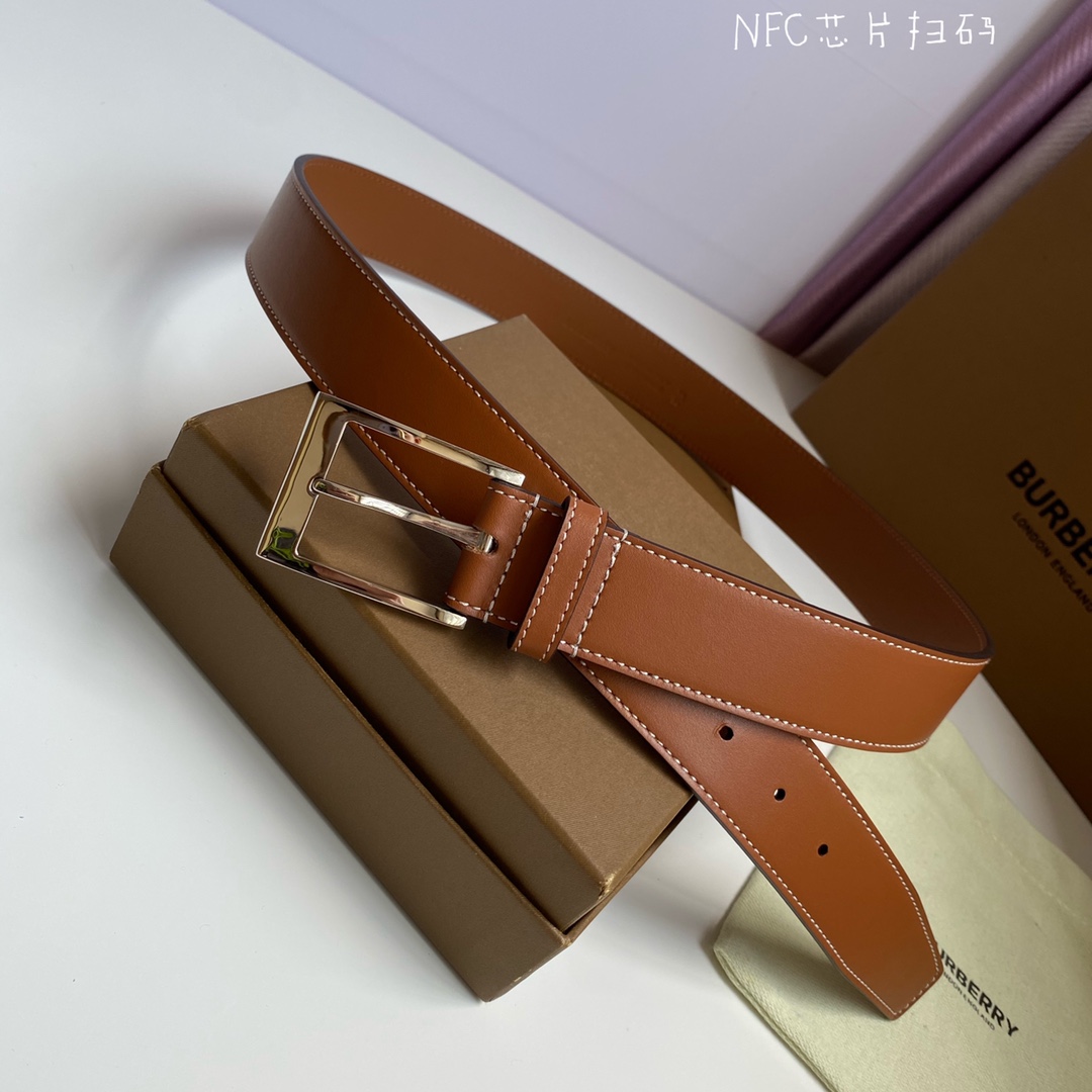 B*urberrry Belts Top Quality 35mm