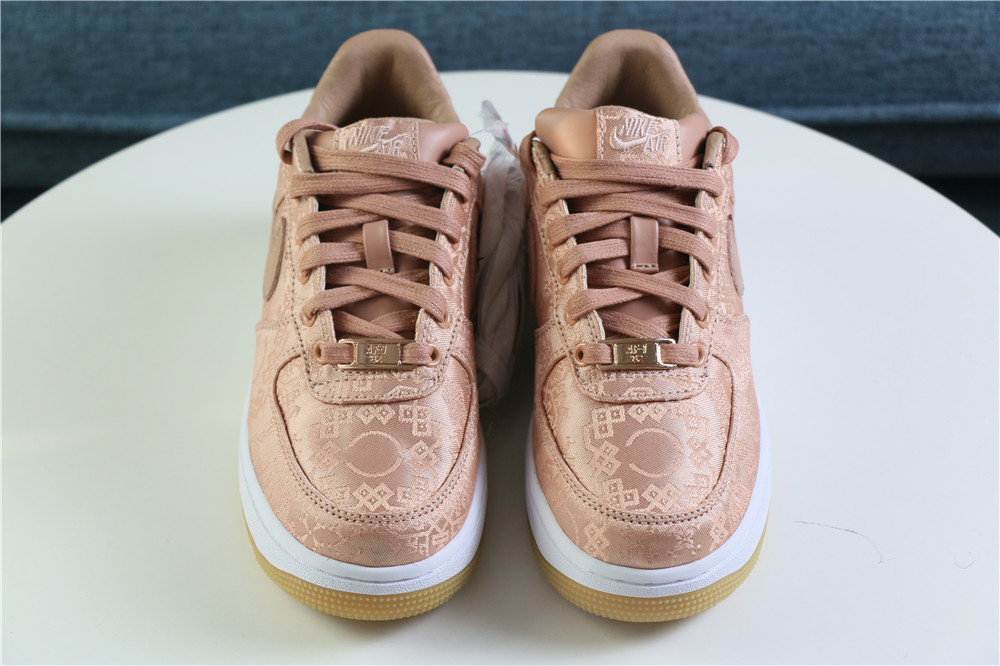 from CLOT X Nike Air Force 1 Low “Rose Gold”